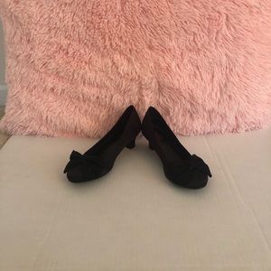 Black Bow Heels by Candies Girl